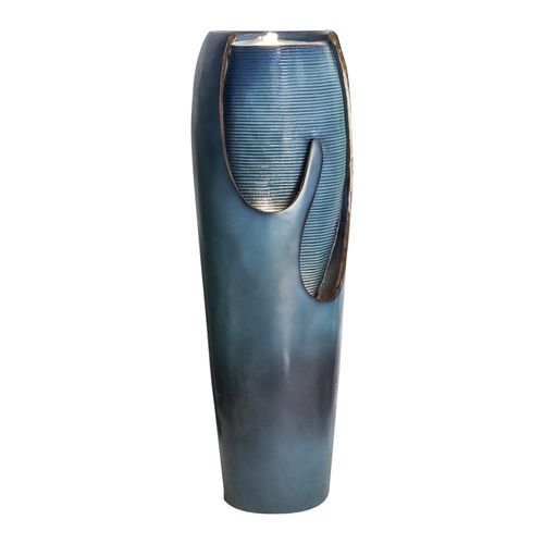 Fontaine D'intérieur Et D'extérieur En Verre 98 Cm Avec Cascade Décorative Et Effet Relaxant