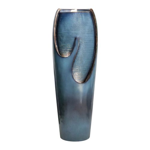 Fontaine D'intérieur Et D'extérieur En Verre 98 Cm Avec Cascade Décorative Et Effet Relaxant