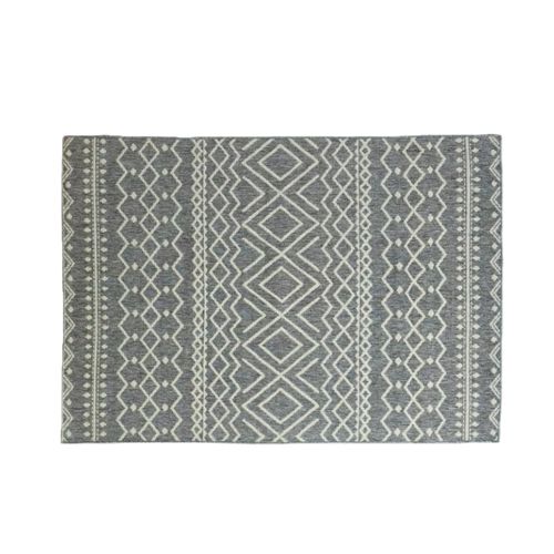 Tapis Plat Lavable Antidérapant 200x140 Cm Style Boho Pour Intérieur Et Extérieur