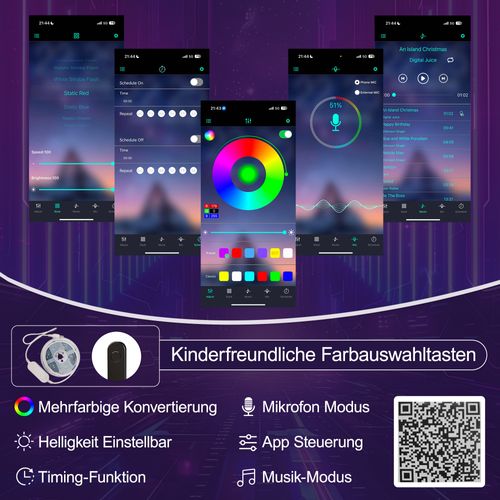 Lit Gigogne 140x200 Cm En Lin Gris Avec LED, Tiroir Extensible Et Ports USB + Type-c