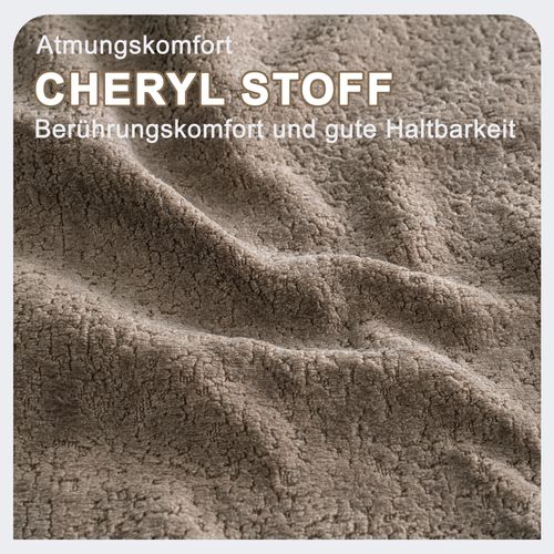 Canapé D’angle L Compressé En Chenille - Marron