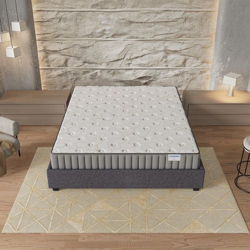 Ensemble 140x190 cm, Lit avec Tiroirs + Matelas mousse ép.22cm Accueil mémoire de forme