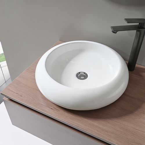 Meuble De Salle De Bain Double Vasque 120cm Bois Foncé Avec Miroir LED
