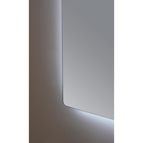 Miroir De Salle De Bain LED 120x60cm Anti Buée Et LED 3 Couleurs Rectangulaire