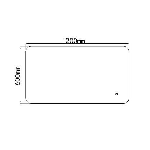 Miroir De Salle De Bain LED 120x60cm Anti Buée Et LED 3 Couleurs Rectangulaire