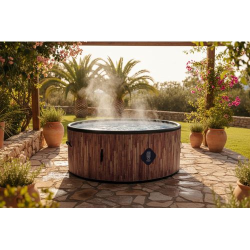 Spa Gonflable Bali - 180 Cm De Diamètre - 1100 Litres - Moteur 2240 W - Jusqu'à 6 Personnes