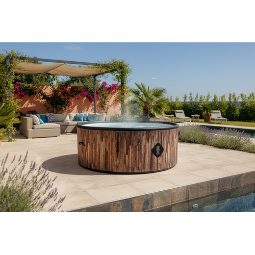 Spa Gonflable Bali - 180 Cm De Diamètre - 1100 Litres - Moteur 2240 W - Jusqu'à 6 Personnes