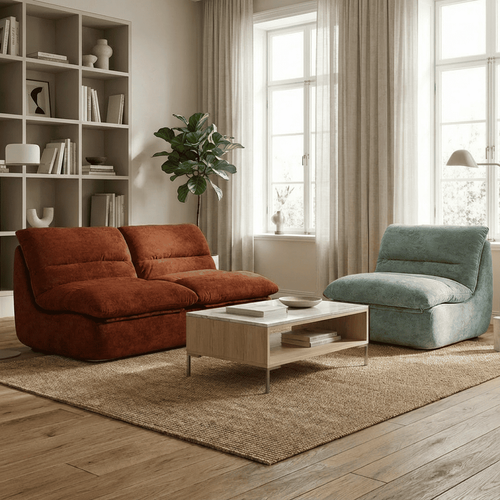 Pack Nuvia Living compressé 3 Places - Chocolat Et Sauge