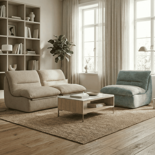 Pack Nuvia Living compressé 3 Places - Sable Et Sauge