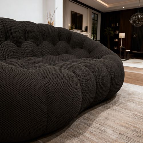 Canapé compressé Cocoon Double 2 places Marron foncé