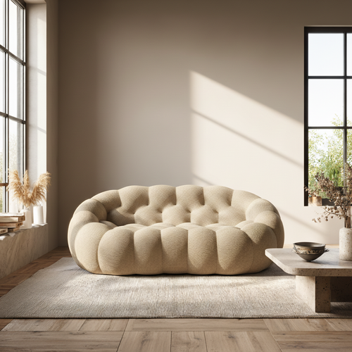 Canapé compressé Cocoon Double 2 places Beige