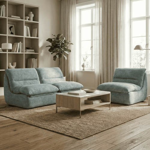 Pack Nuvia Living compressé 3 Places - Sauge Et Sauge