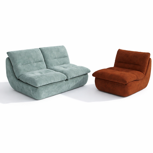 Pack Nuvia Living compressé 3 Places - Sauge Et Chocolat