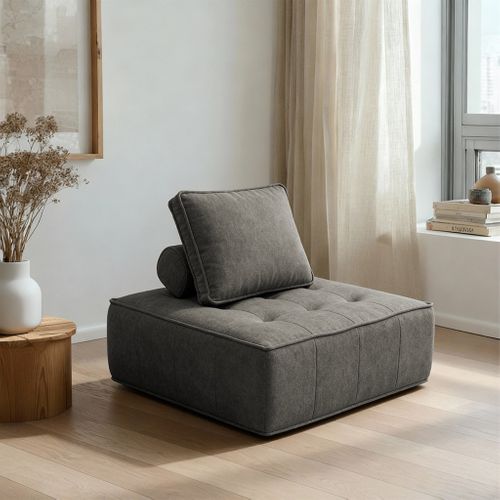 Fauteuil Compressé Zen 1 Place - Gris
