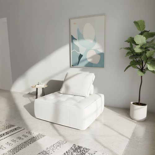 Fauteuil Compressé Zen 1 Place - Blanc