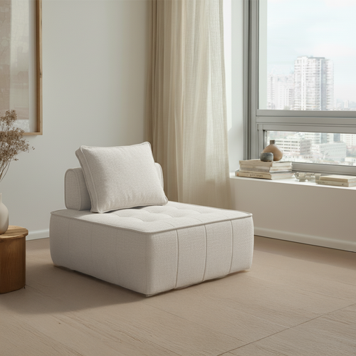 Fauteuil Compressé Zen 1 Place - Blanc