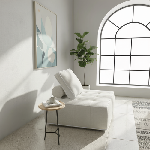 Fauteuil Compressé Zen 1 Place - Blanc