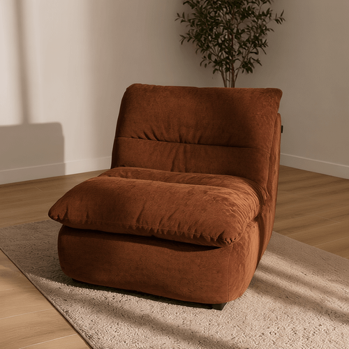 Fauteuil Compressé Nuvia - Chocolat