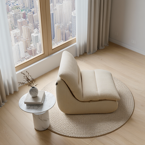 Fauteuil compressé Nuvia - Sable