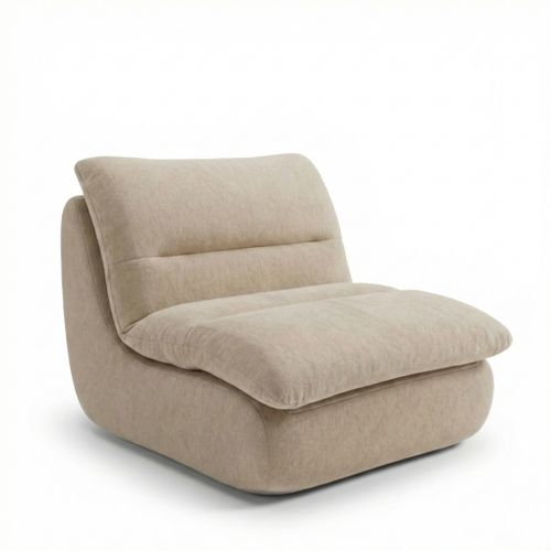 Fauteuil compressé Nuvia - Sable