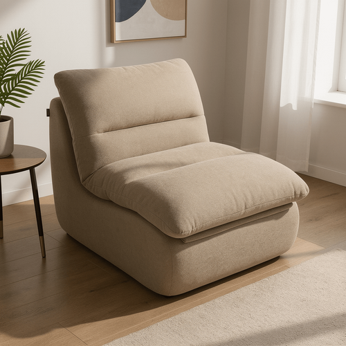 Fauteuil compressé Nuvia - Sable