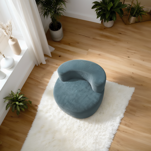 Fauteuil De Salon Compressé Milo 1 Place - Sauge