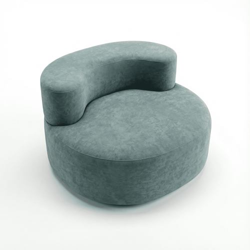 Fauteuil De Salon Compressé Milo 1 Place - Sauge