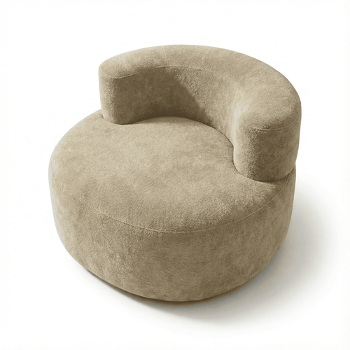 Fauteuil De Salon Compressé Milo 1 Place - Sable