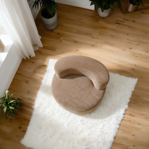 Fauteuil De Salon Compressé Milo 1 Place - Sable