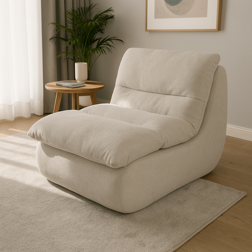 Fauteuil Compressé 1 Place Blanc