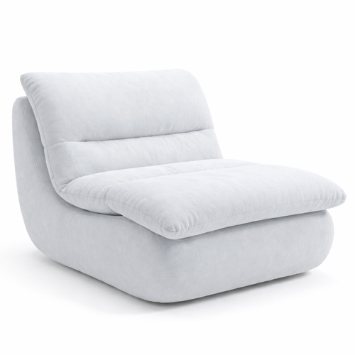 Fauteuil Compressé 1 Place Blanc