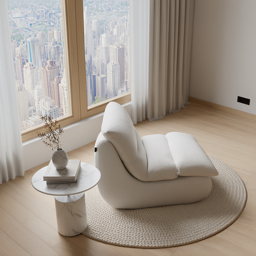 Fauteuil Compressé 1 Place Blanc