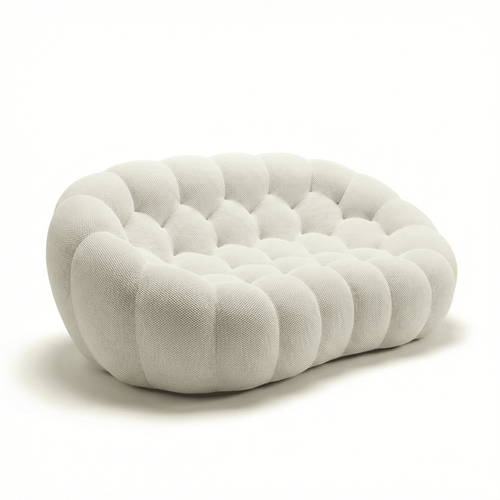 Canapé compressé Cocoon Double 2 places Blanc