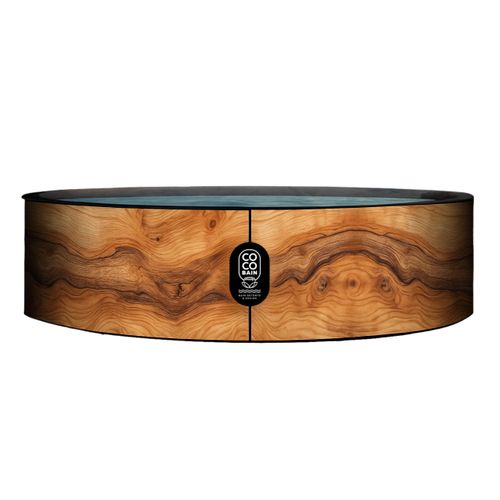 Piscine Aruba - Piscine Hors Sol 250cm De Diamètre - Imitation Bois Véritable