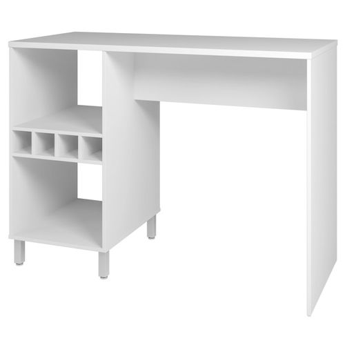 Comptoir De Cuisine - Table 6 Niches Blanc 135 Cm L 135 H 102.5 P 60 Cm