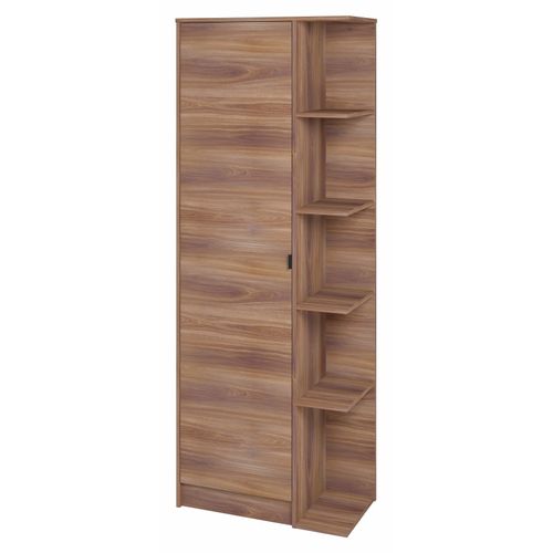 Lingère Meuble à Chaussures 15 Paires 1 Porte 10 Niches Châtaignier