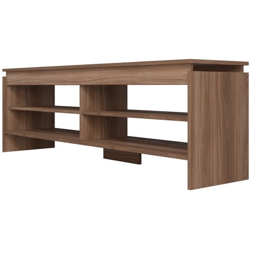 Meuble TV 65 Pouces Châtaignier 4 Niches 153 Cm