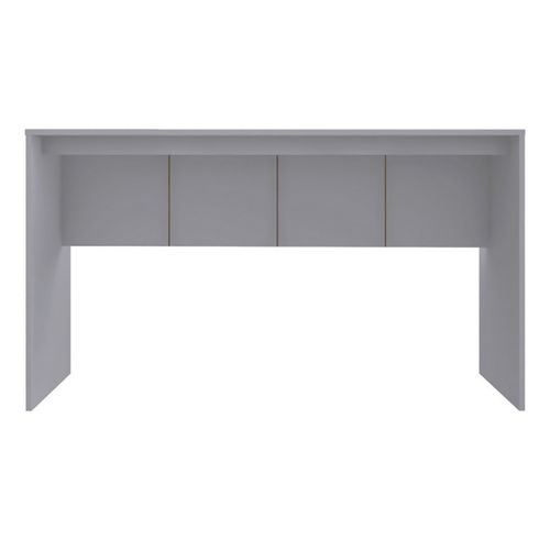 Bureau Gris Mat L 136 H 76 P 54 Cm
