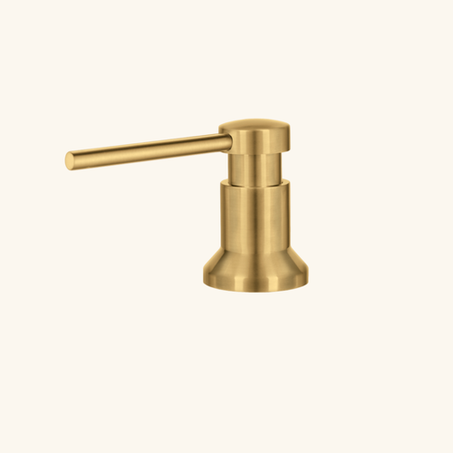 Distributeur Savon Cuisine Encastrable Helika Doré Gold