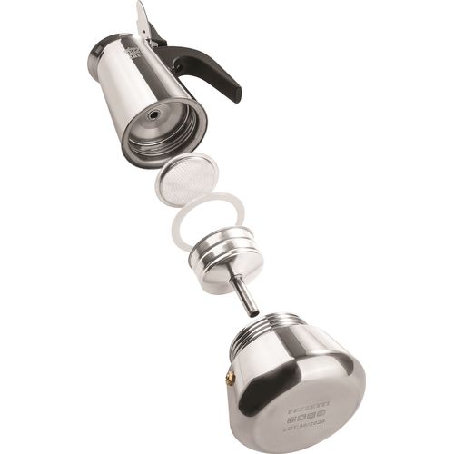 Cafetiere Italienne - Steelexpress - Acier Inoxydable - 10 Tasses - Tous Feux Dont Induction - Bleu