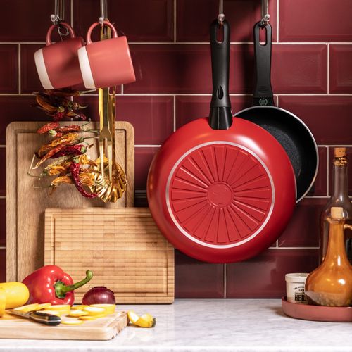 Poêle 20 Cm Rouge Foncé Caprera