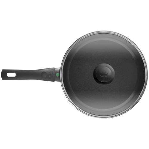 Sauteuse Avec Couvercle LEDro, 28 Cm, Aluminium, Revêtement Céramique, Sable