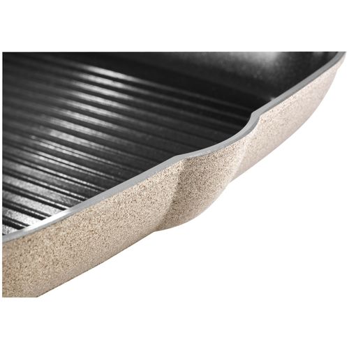 Gril LEDro 28 Cm, Aluminium, Revêtement Céramique, Sable