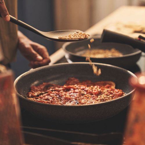 Poêle, 20 Cm, Aluminium, Revêtement Antiadhésif En Céramique