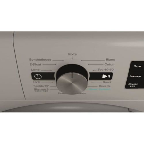 Lave-linge Hublot  Ffbp10489sbsvfr - 10 Kg - Induction - L60cm - 1400 Trs/min - Silver