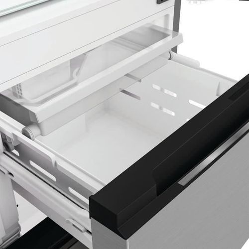 Réfrigérateur Combiné - Whkf6352x5e - Classe C - 351 L (249l + 102l) - 35 dB - Dual No Frost - Gris