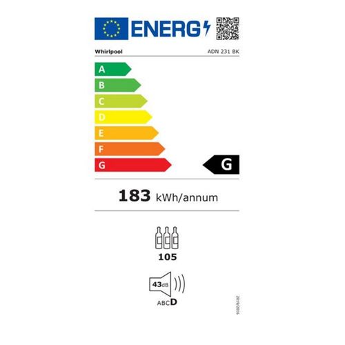 Cave à Vin De Vieillissement 105 Bouteilles - Adn 231 Bk