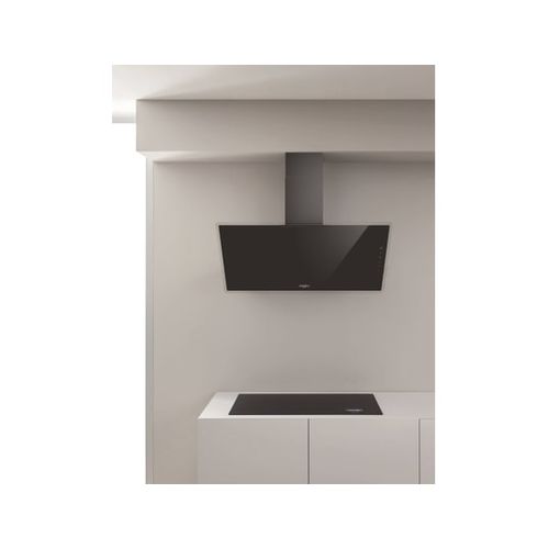 Hotte Décorative Inclinée 90cm 660m3/h Noir - Whvf93fltk