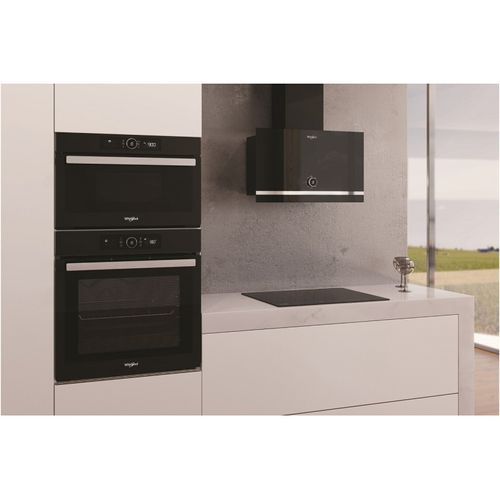 Hotte Décorative inclinée 60 cm noir - Whva62flmk