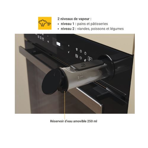 Four encastrable vapeur WHIRLPOOL AKZ9S8270NB 73L